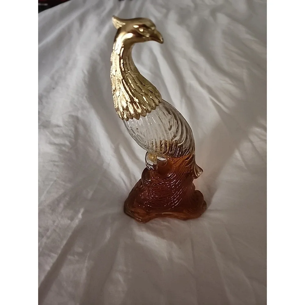AVON Mid‎ Century Bird Of Paradise/ Peacock 5oz Bottle Decanter 60s 70s Vintage